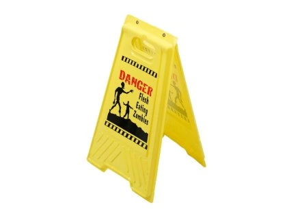Výstražná tabuľka Halloween - Danger