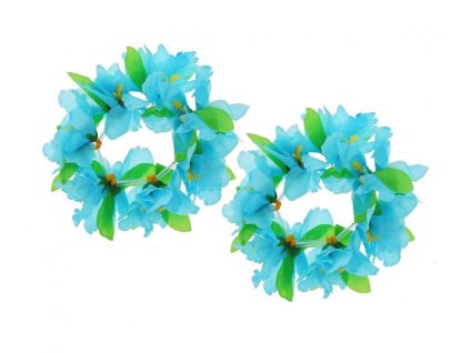 Havajské náramky - modro zelené 2 ks