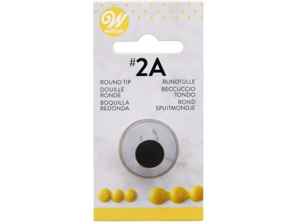 Cukrárska zdobiaca špička - #2A okrúhla