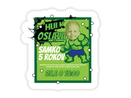 Personalizované pozvánky 6 ks - Avengers