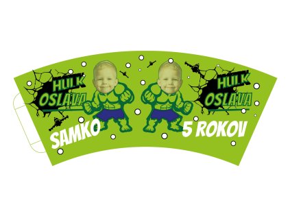 Personalizované papierové poháre 6 ks - Avengers