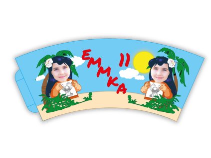 Personalizované papierové poháre 6 ks - Lilo a Stitch