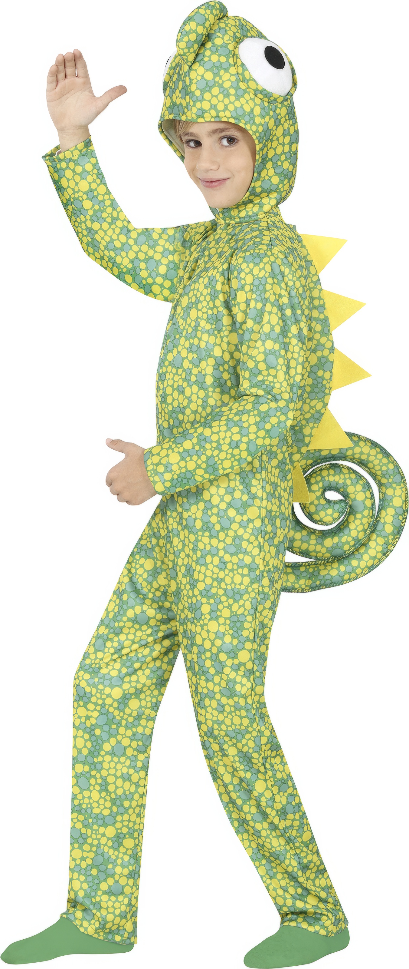 Detský kostým - Chameleón Veľkosť - deti: M: 115-123 cm