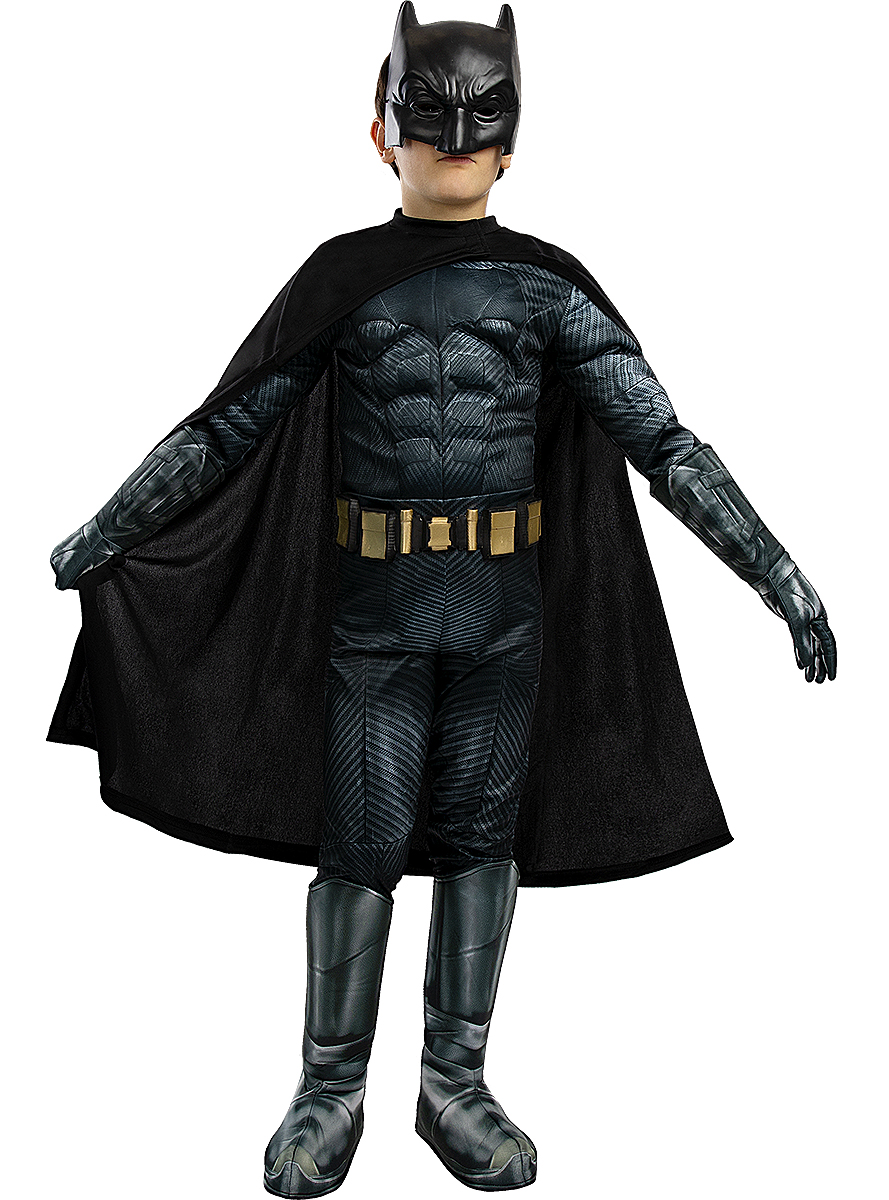 Detský kostým Batman Deluxe - Justice League Veľkosť - deti: L: 117 - 134 cm