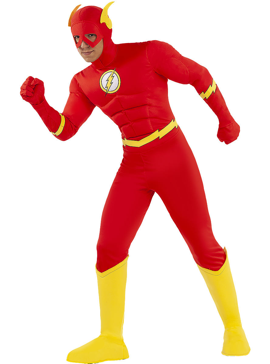 Kostým pre dospelých - Flash DC Comics Veľkosť - dospelý: XXL