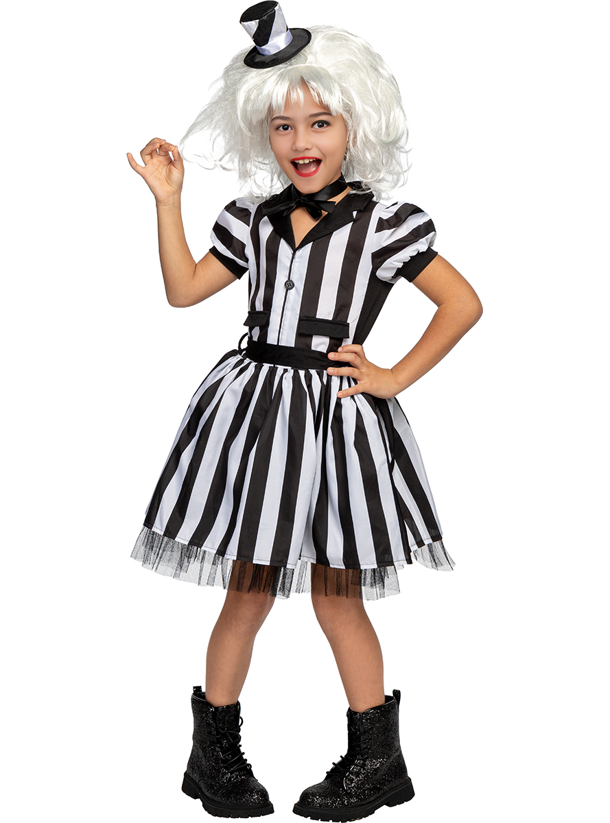 Detský dievčenský kostým - Beetlejuice Veľkosť - deti: L: 117 - 134 cm