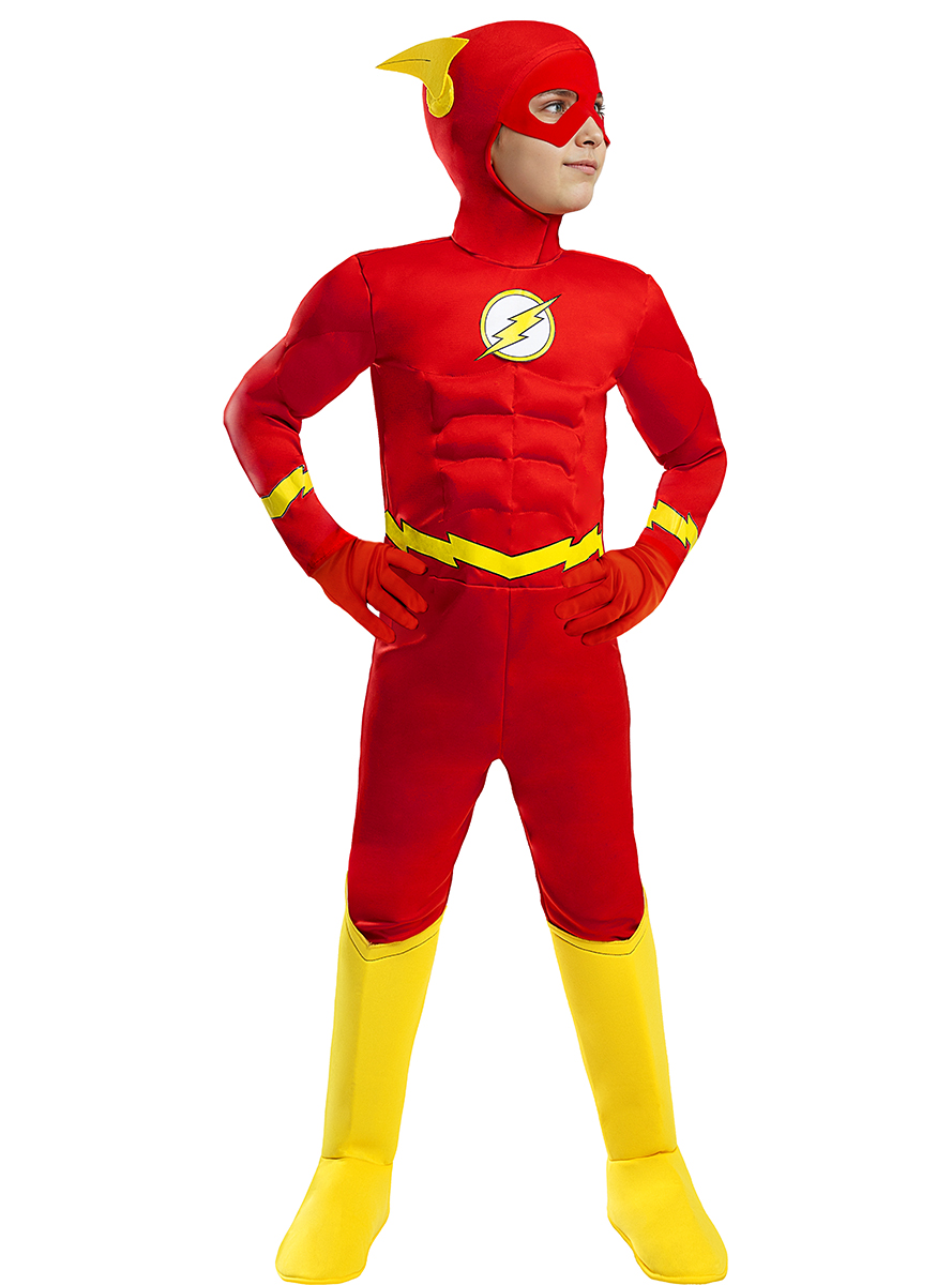Detský kostým Flash Deluxe - DC Comics Veľkosť - deti: L: 117 - 134 cm
