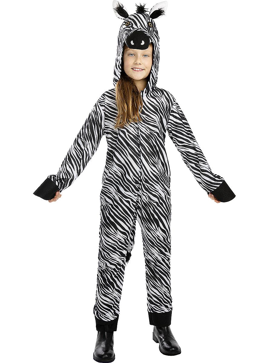 Detský kostým - Zebra ( Hippotigris ) Veľkosť - deti: L: 117 - 134 cm