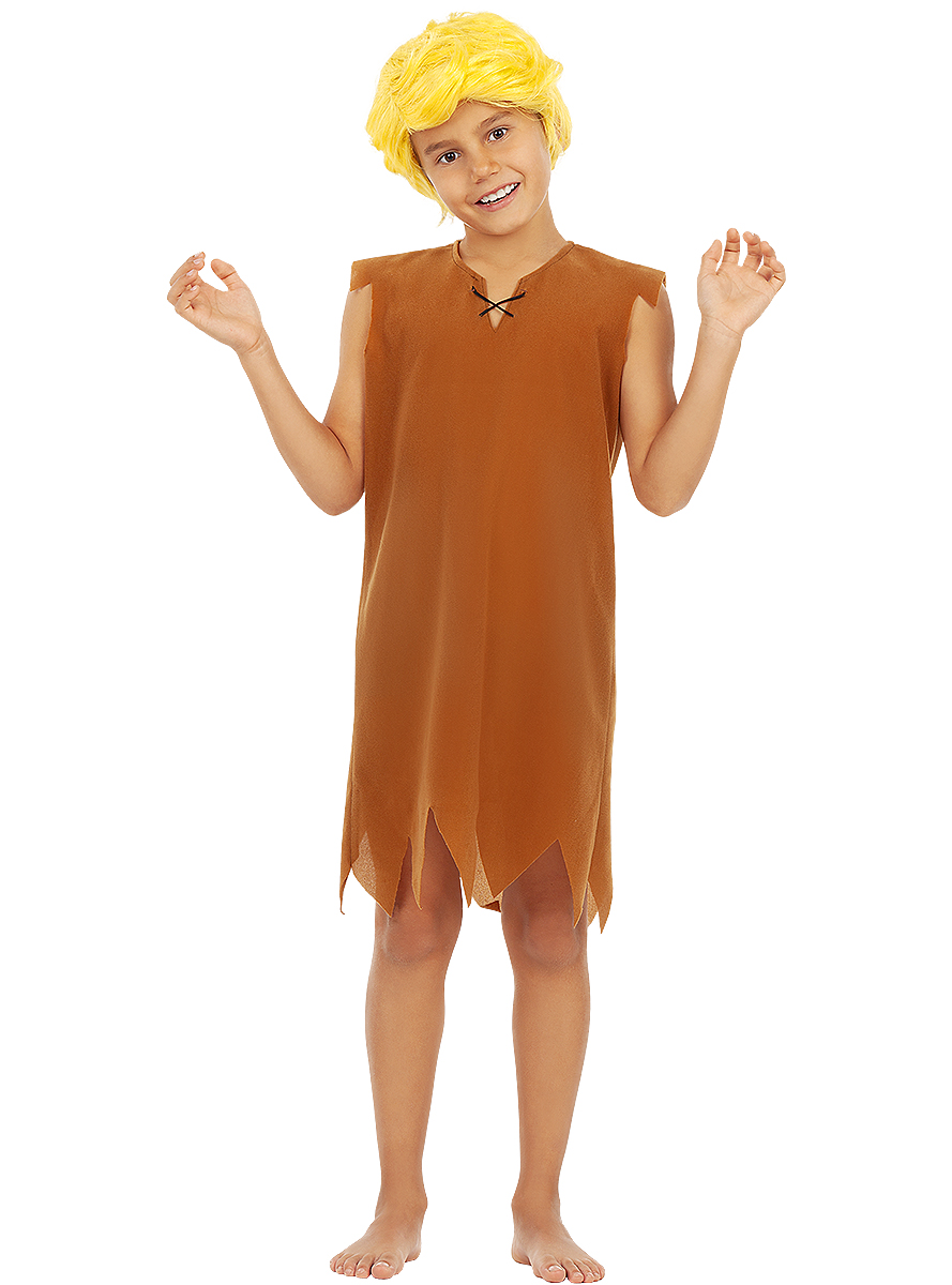 Detský kostým - Barney Rubble Veľkosť - deti: L: 117 - 134 cm