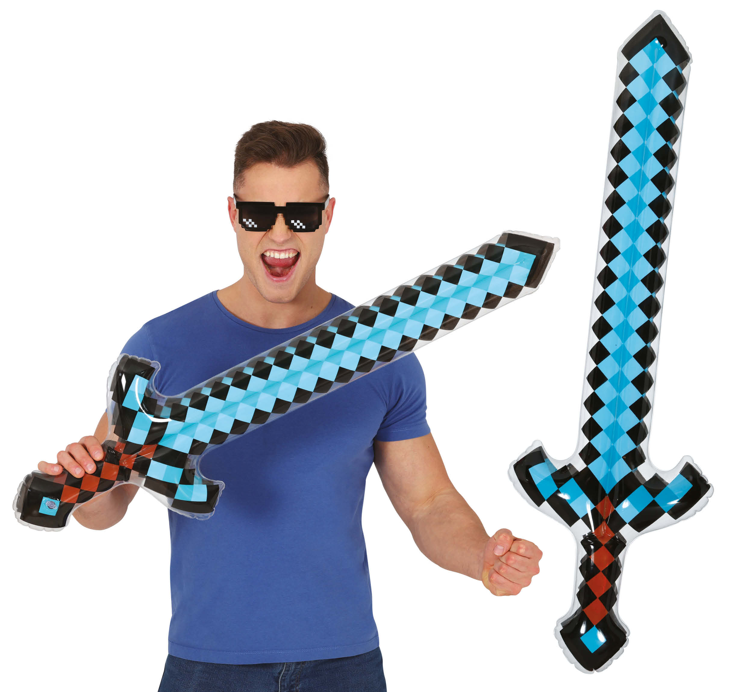 Nafukovací meč - Minecraft
