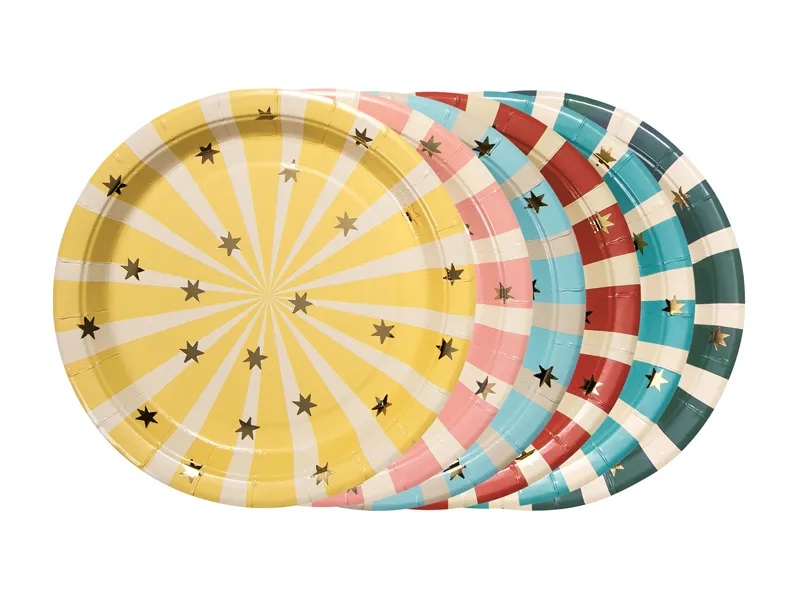 E-shop Papierové taniere - Cirkus 18 cm 6 ks
