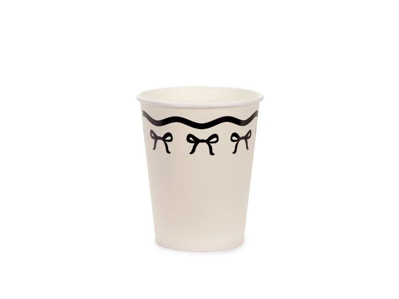 Papierové poháre - Mašličky 220 ml