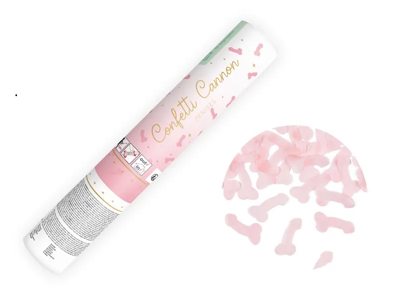 E-shop Vystreľovacie konfety - Penis light pink 20 cm