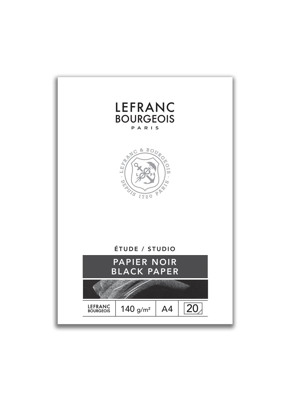 LEFRANC BOURGEOIS Blok čiernych výkresov A4  Lefranc Bourgeois