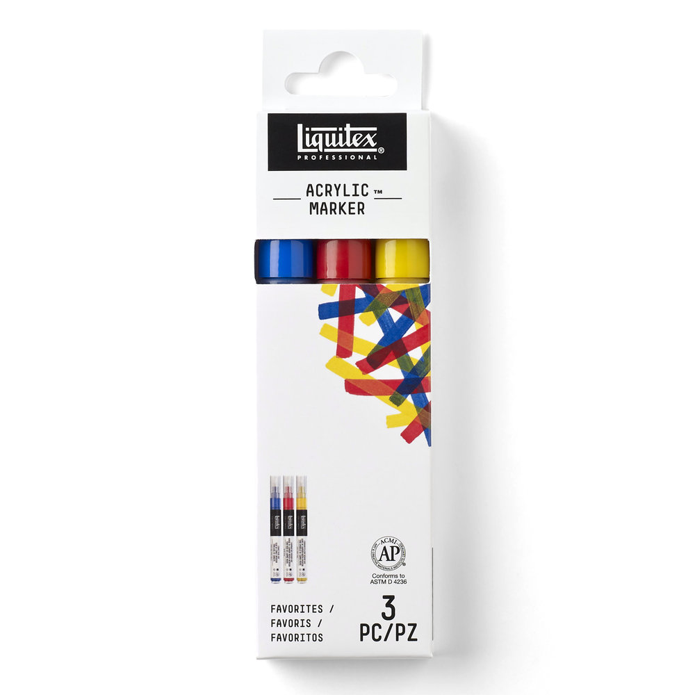 E-shop LIQUITEX Sada akrylových fixiek 3ks Liquitex