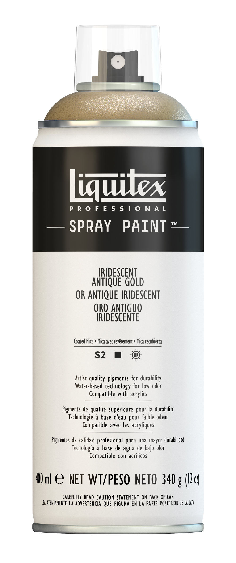 LIQUITEX Farba v spreji zlatá 400ml Liquitex