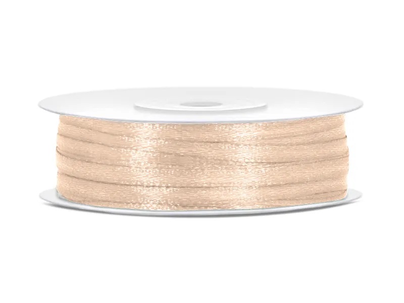 Saténová stuha - Cream 3mm/50m