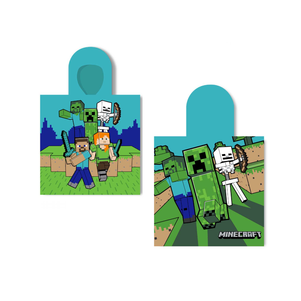Detské pončo - Minecraft