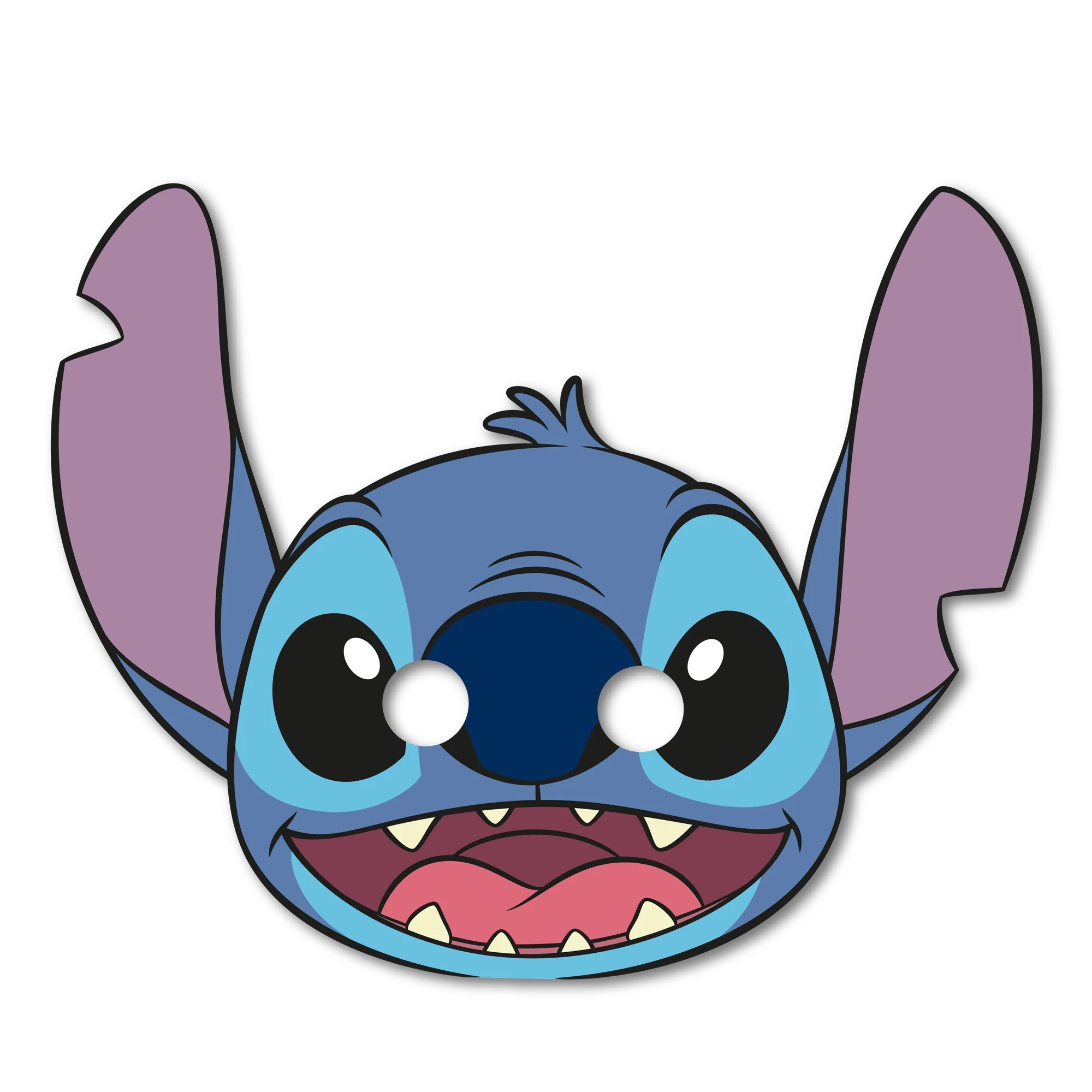 Papierové masky - Stitch 6 ks