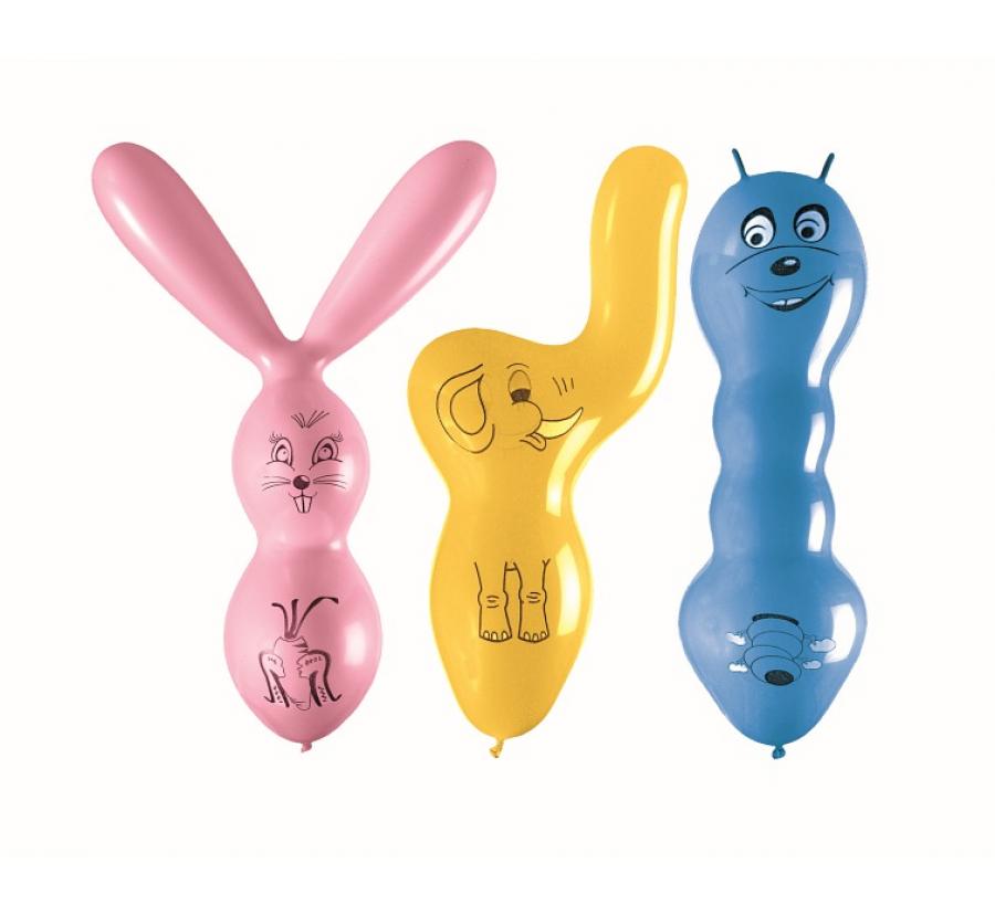 E-shop Set latexových balónov - Zvieratká 3 ks