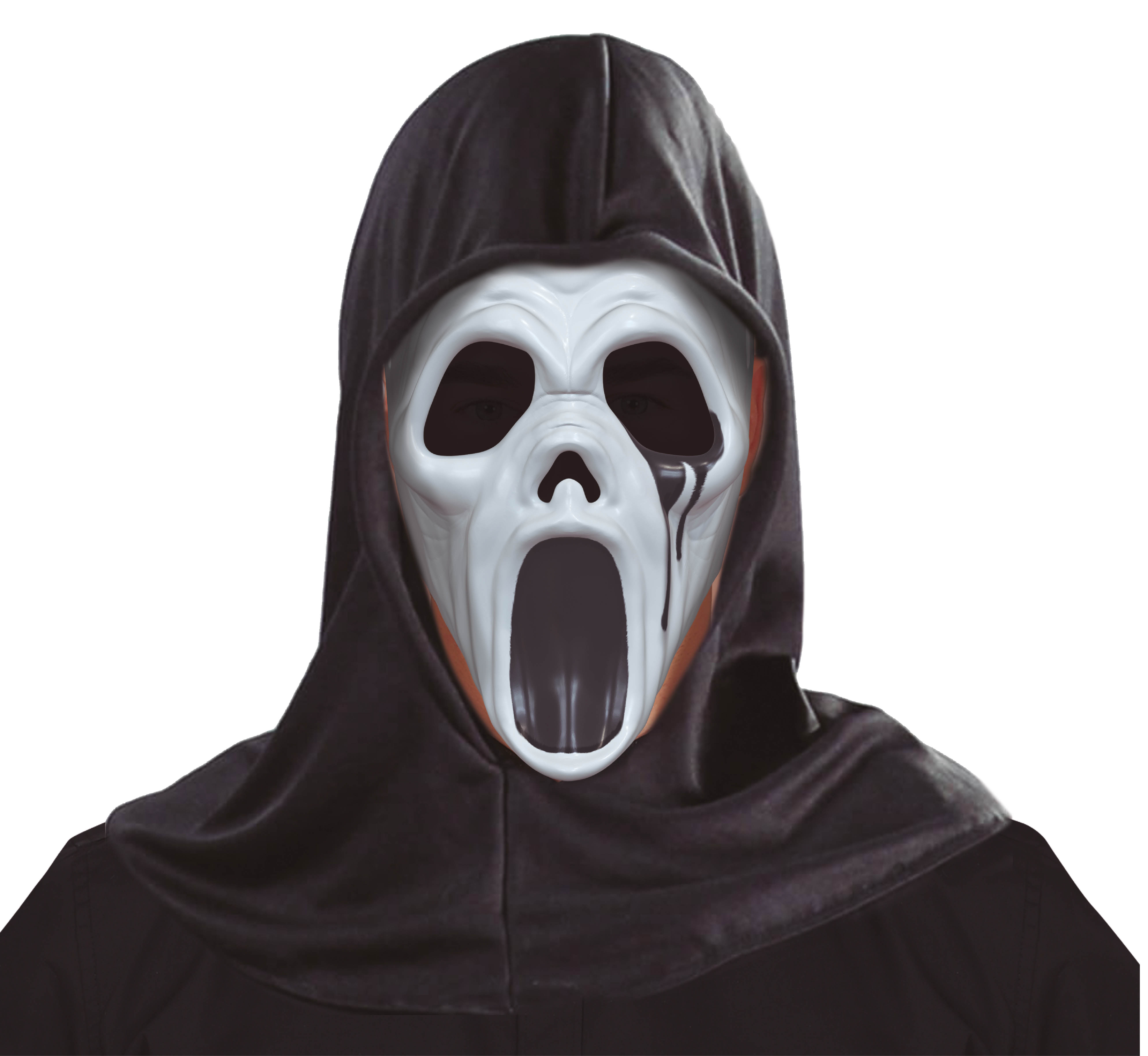 Maska s kapucňou - Vreskot