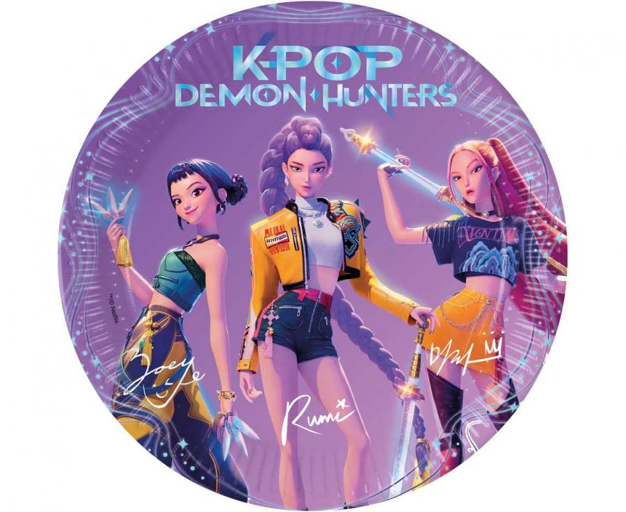 E-shop Papierové taniere - KPOP 23 cm 8 ks