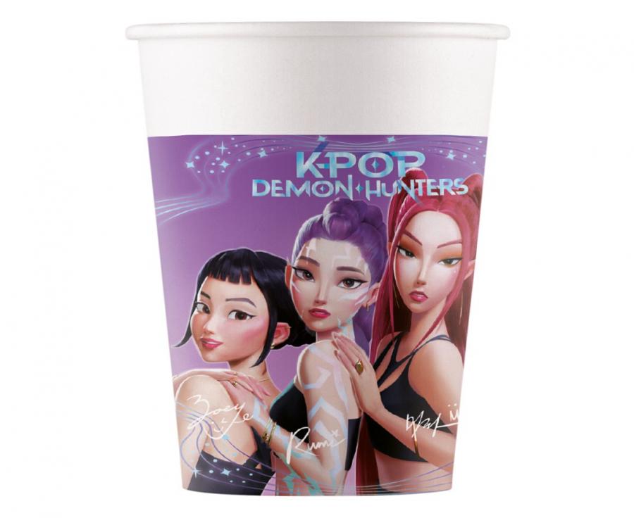 Papierové poháre - KPOP 200 ml 8 ks