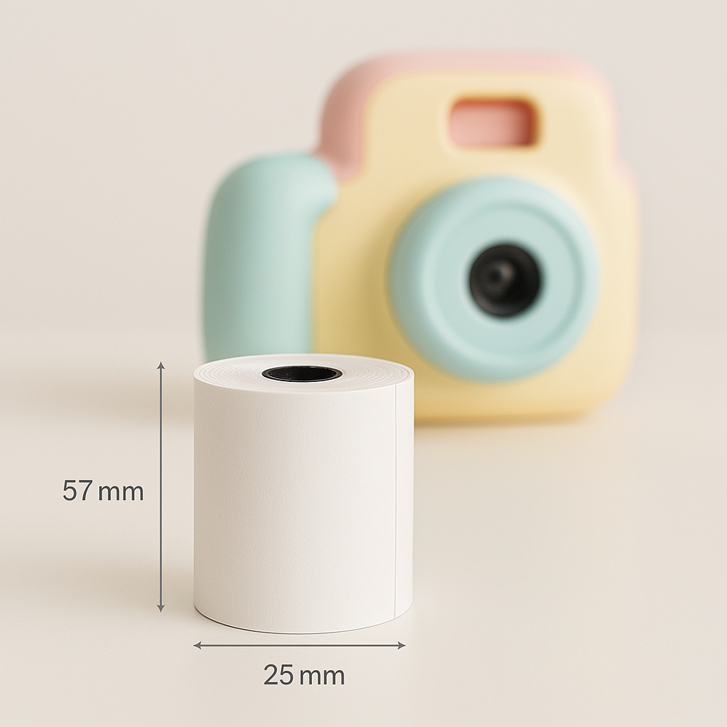 Termopapier do detských fotoaparátov (57x25 mm) – 1 ks