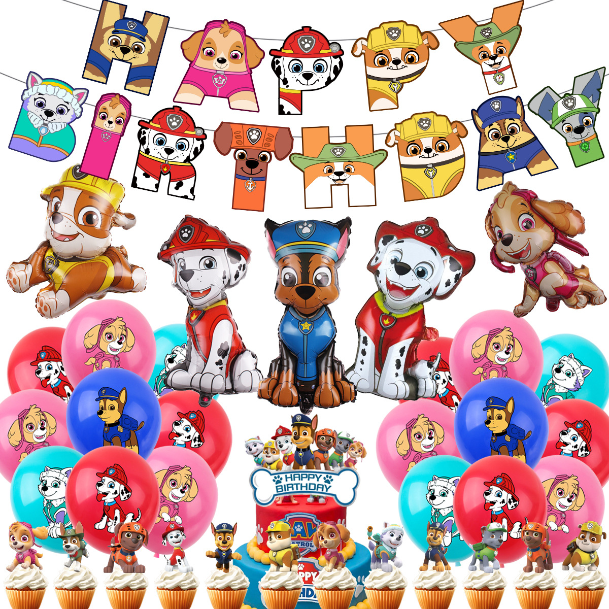 Narodeninový párty set - Paw Patrol
