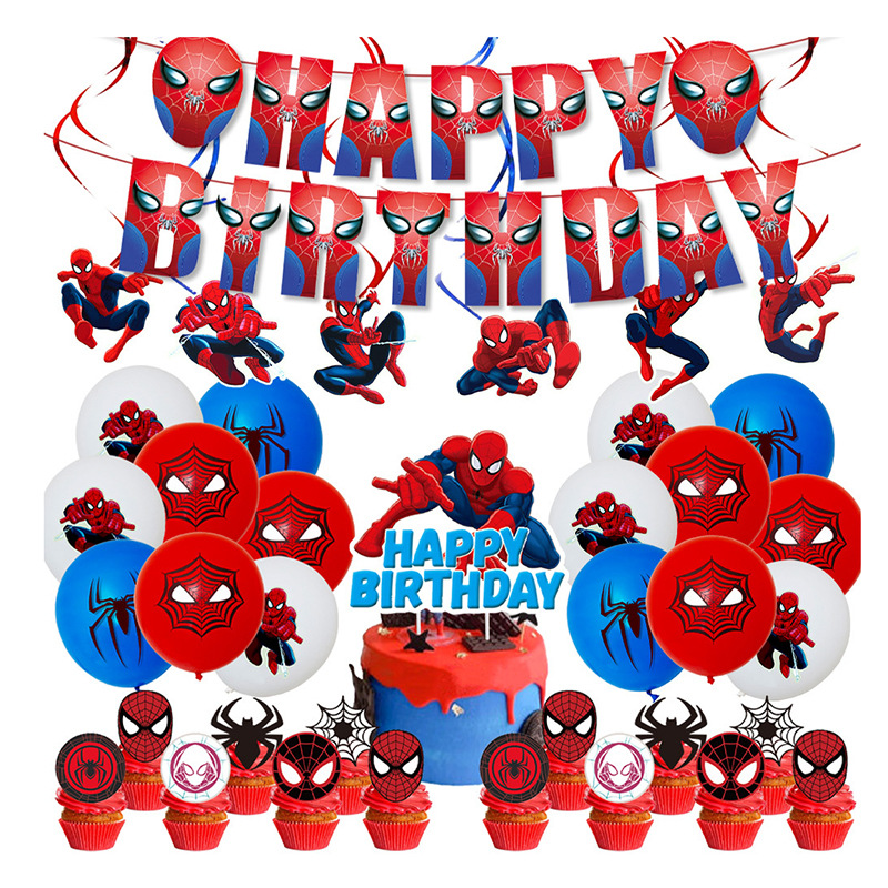 Narodeninový párty set - Spiderman