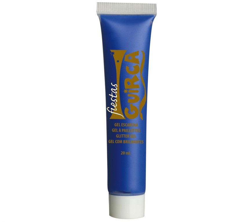E-shop Guirca Farba na tvár v tube modrá 20 ml