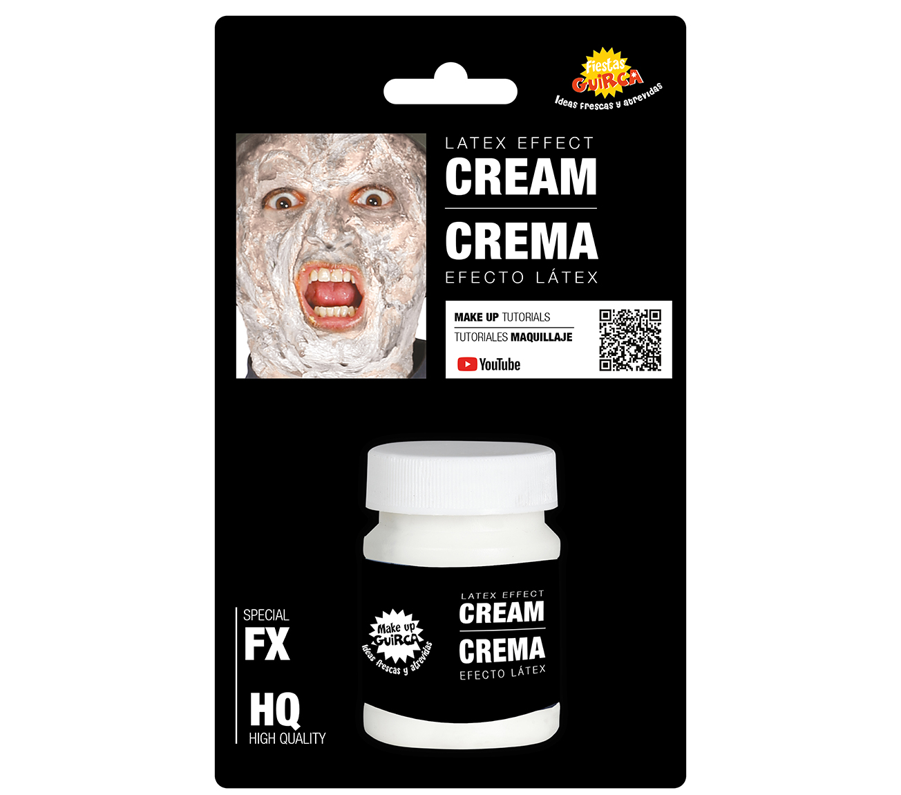 Guirca Krémový latex na tvár - biely 30 ml