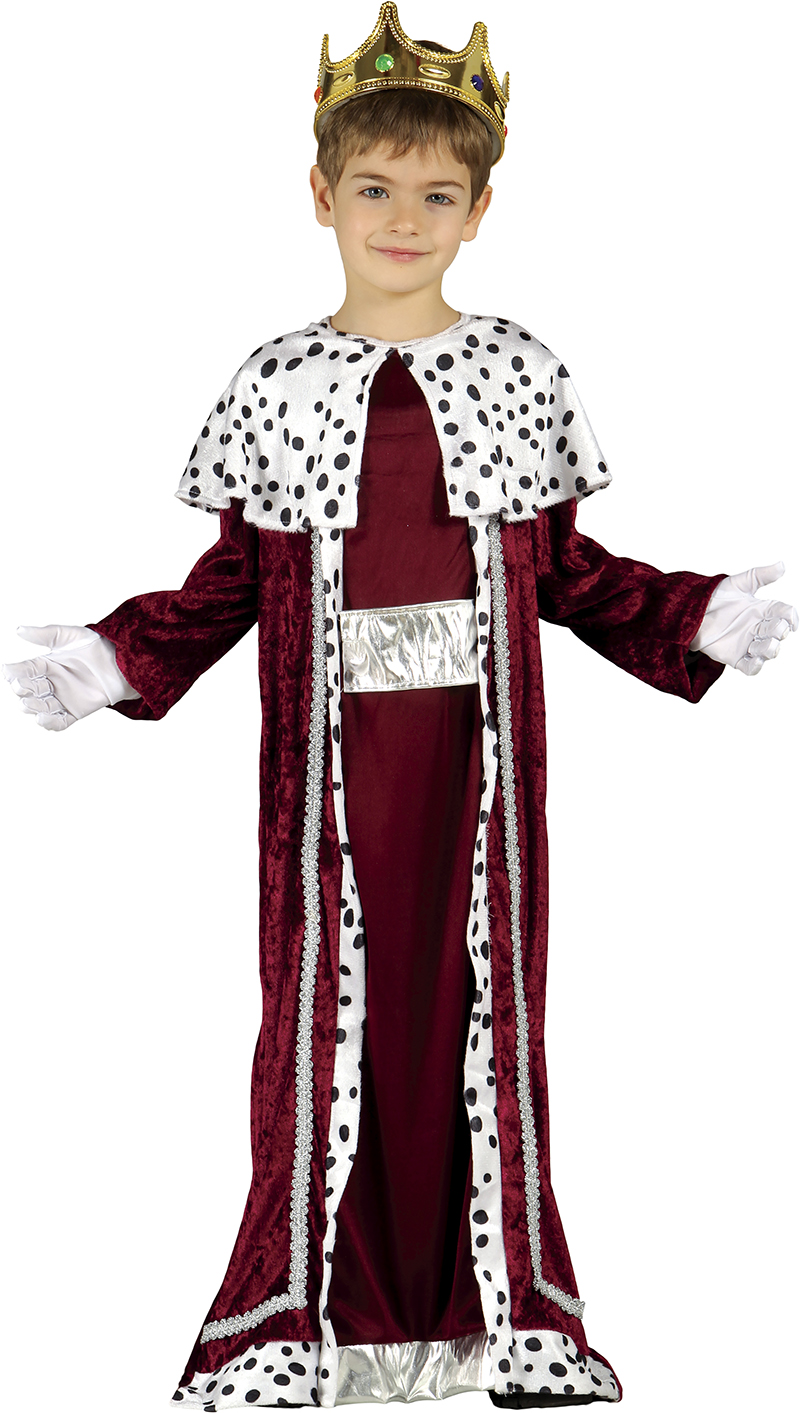 Detský kostým Kráľ Gašpar - červený Veľkosť - deti: XL
