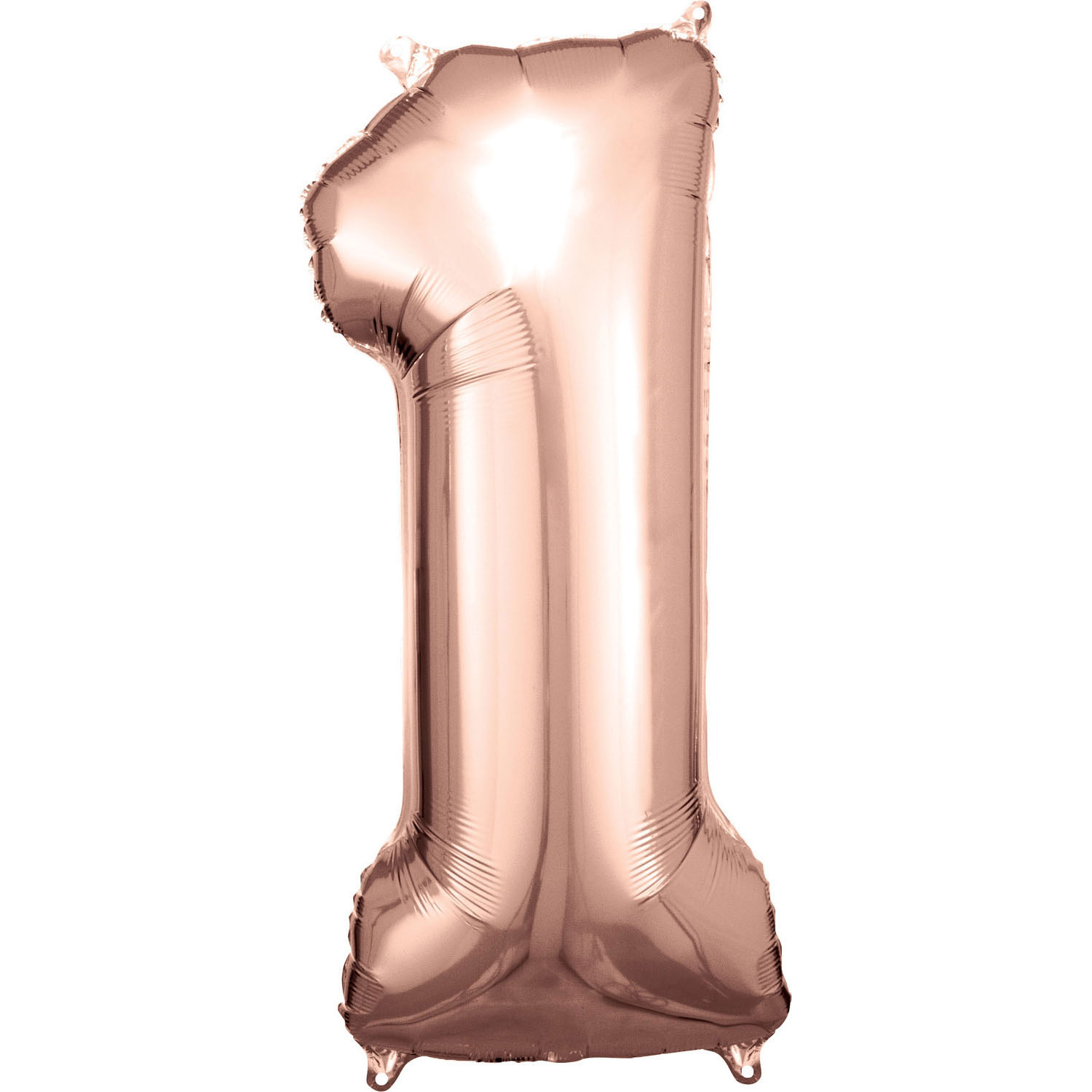 E-shop Amscan Balónik fóliový narodeninové číslo 1 ružovo-zlatý 86 cm