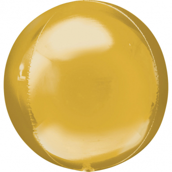 E-shop Amscan Fóliový balón Guľa - zlatá 38 x 40 cm