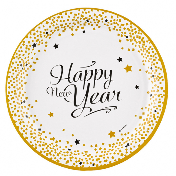 E-shop Amscan Taniere Happy New Year 8 ks