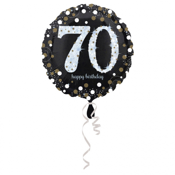 E-shop Amscan Fóliový balón 70 trblietavá zlatá