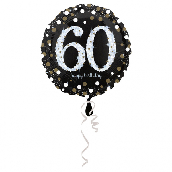 E-shop Amscan Fóliový balón 60 trblietavá zlatá