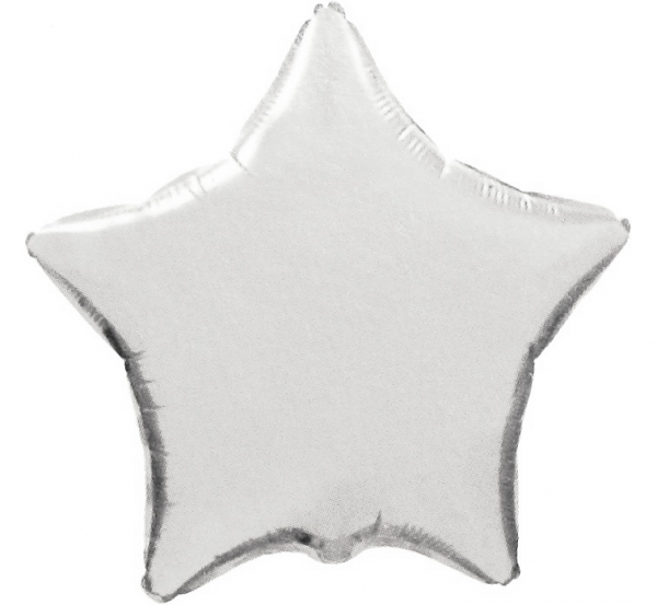 E-shop Godan Fóliový balón Hviezda - strieborná