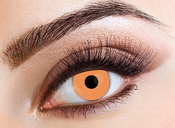 E-shop Eyecasions Šošovky mesačné ORANGE svietiace
