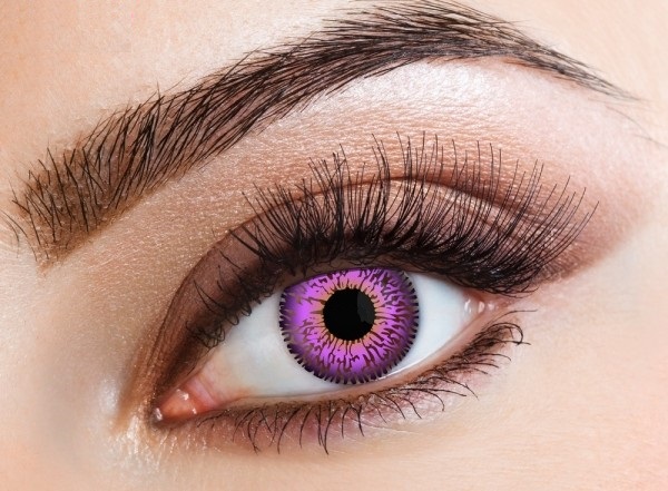 Eyecasions Šošovky mesačné Three Tone Violet