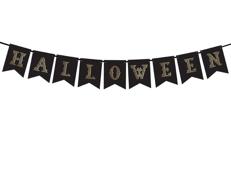 E-shop PartyDeco Banner Halloween čierny