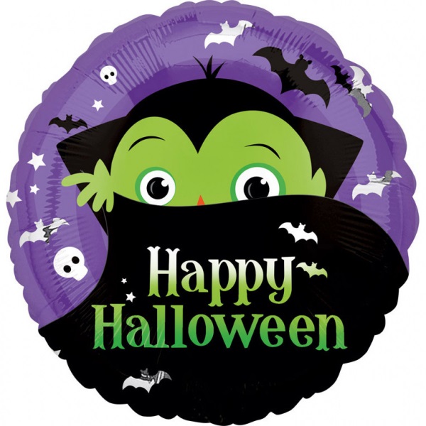 E-shop Amscan Fóliový balón Happy Halloween 43 cm