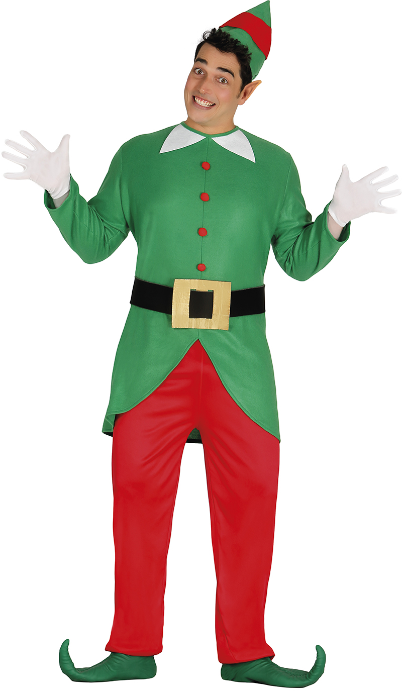 Guirca Pánsky kostým - Vianočný elf Veľkosť - dospelý: L
