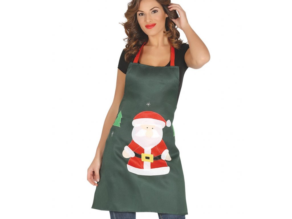 Guirca Vianočná zástera - zelená