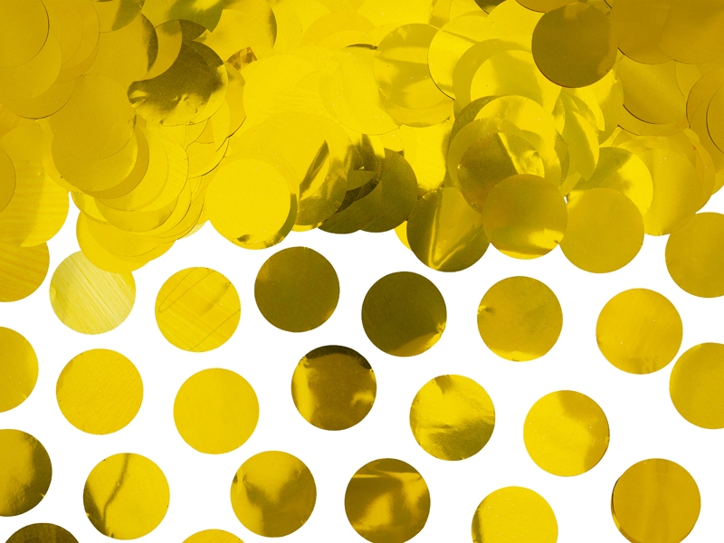 PartyDeco Zlaté konfety 15 g