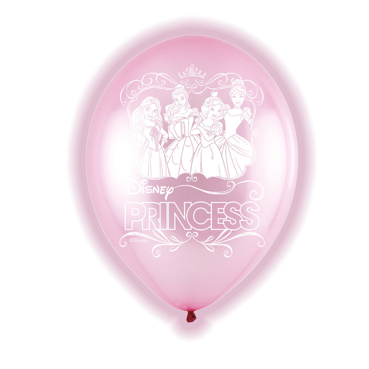 E-shop Amscan Latexové balóny LED Disney Princezné 5 ks