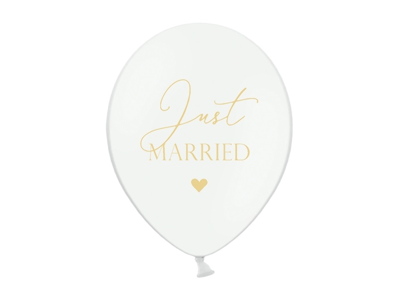 E-shop PartyDeco Balónik latexový Just Married