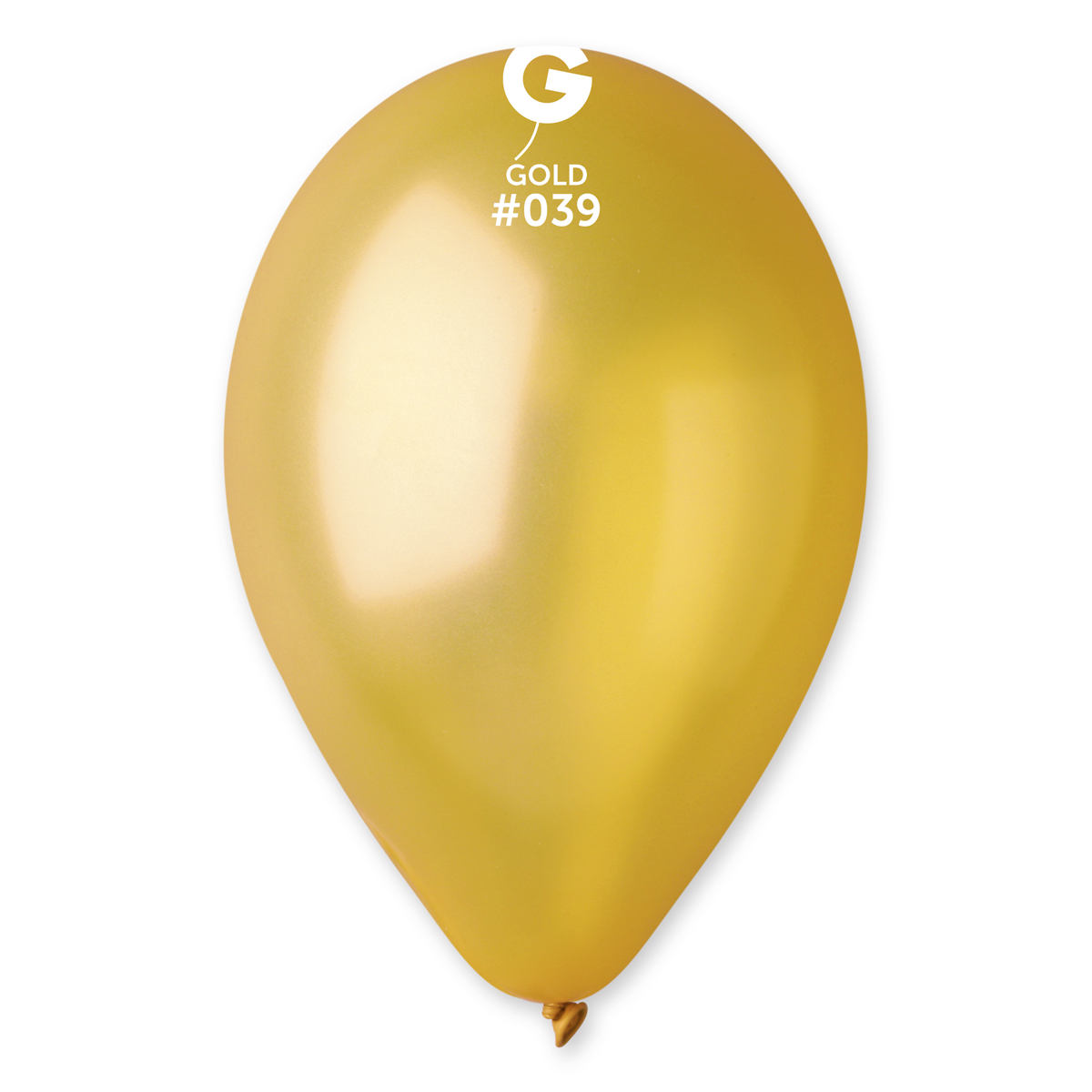 E-shop Gemar Balónik metalický zlatý 26 cm