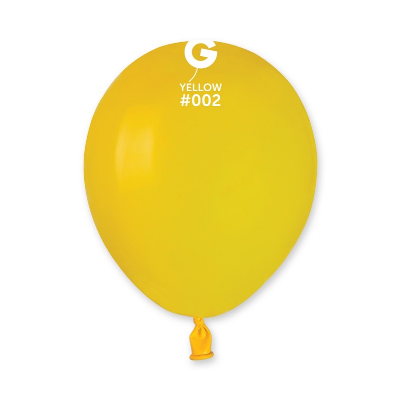 Gemar Balónik pastelový žltý 13 cm
